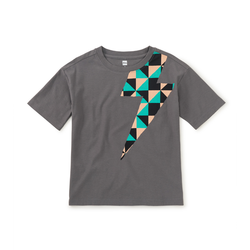 Lightning Bolt Easy Graphic Tee - Thunder by Tea Collection - FINAL SALE