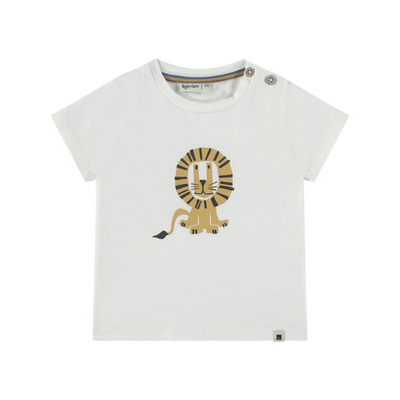 Lion Short Sleeve Tee - Milk by Babyface