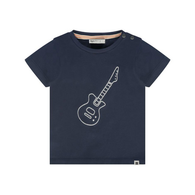 Guitar Short Sleeve Tee - Indigo by Babyface - FINAL SALE