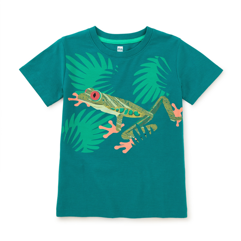 Tree Frog Graphic Tee - Scuba by Tea Collection FINAL SALE