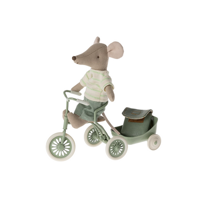 Tricycle Mouse, Big Brother - Mint by Maileg