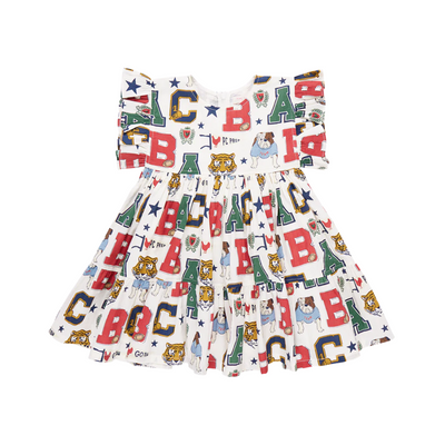 Kit Dress - Varsity Letters by Pink Chicken