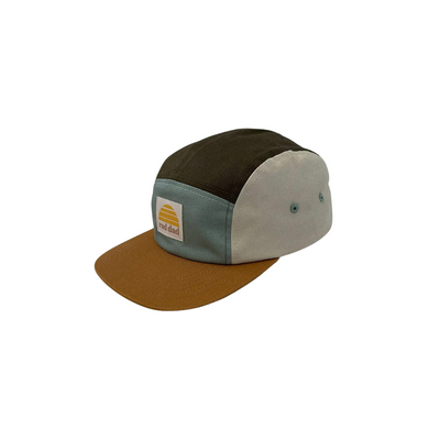 Rad Dad Five Panel Spliced Cap - Khaki by Banabae