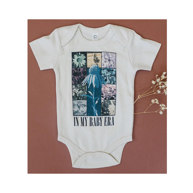 In My Baby Era Taylor Swift Inspired Organic Baby Onesie by Urban Baby Co.