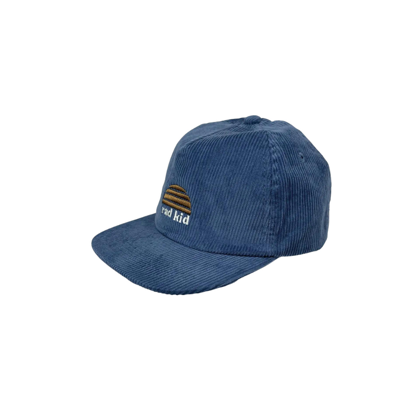 Rad Kid Cord Cap - Denim Blue by Banabae