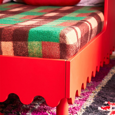 Moss Toddler Bed - Red by Oeuf