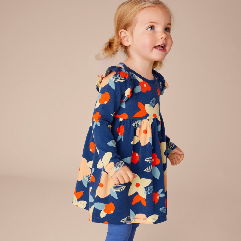 Mighty Mini Baby Dress - Turkish Coastal Floral by Tea Collection