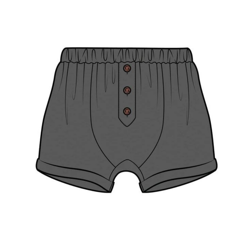 Boxer Light Sweat Short - Charcoal by City Mouse - FINAL SALE