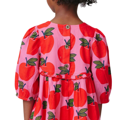 Rowan Dress - Pink Apples by Pink Chicken