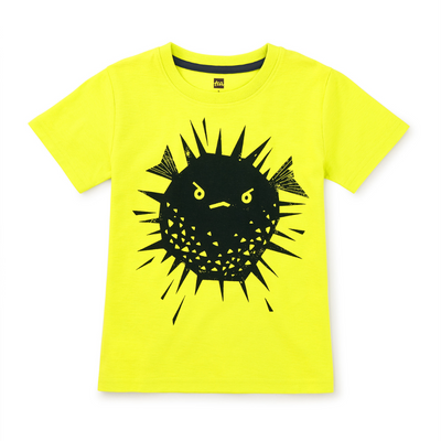 Puffer Fish Graphic Tee - Highlighter by Tea Collection FINAL SALE