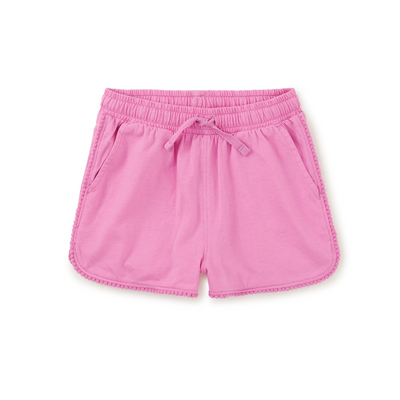 Pom-Pom Gym Shorts - Perennial Pink by Tea Collection FINAL SALE