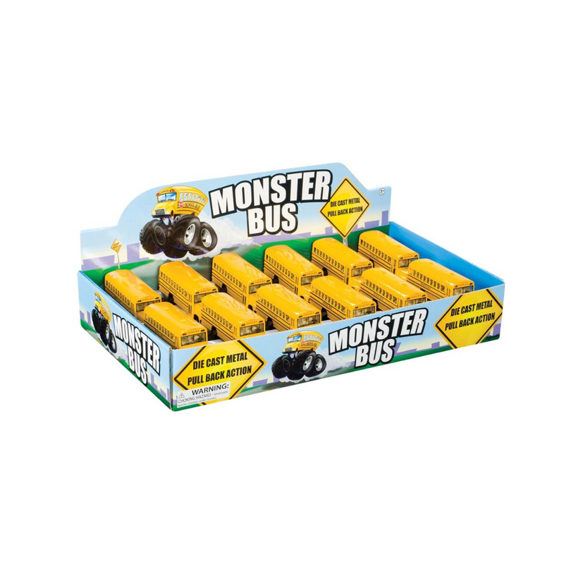 Diecast Monster School Bus by Toysmith