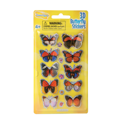 3D Butterfly Stickers by Insect Lore