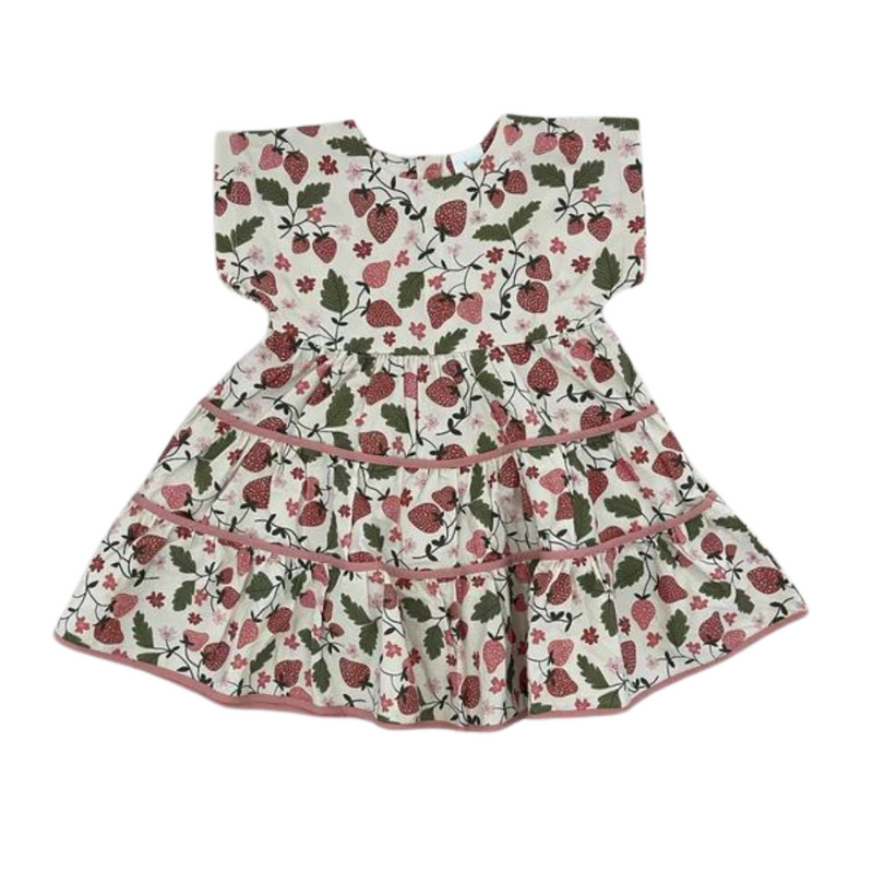 Alice Dress - Strawberry Sugar by Velvet Fawn - FINAL SALE