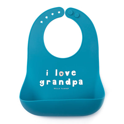 Wonder Bib - I Love Grandpa by Bella Tunno