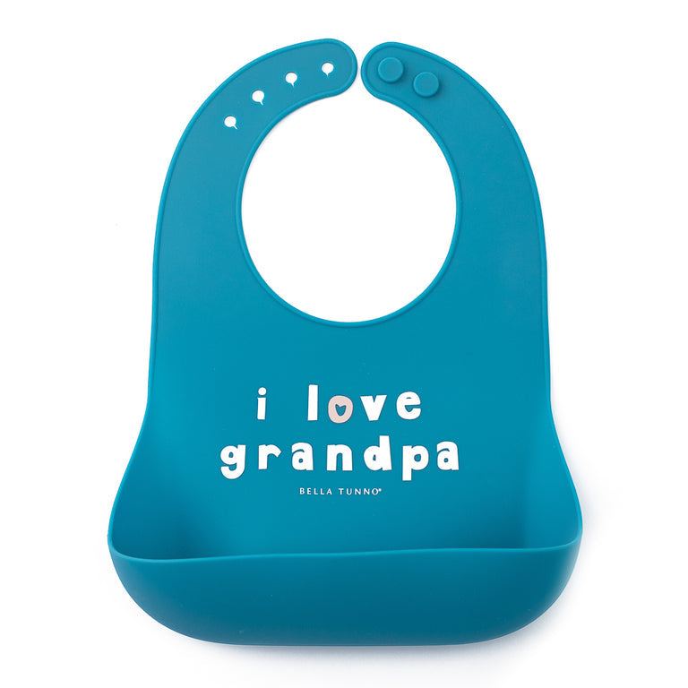 Wonder Bib - I Love Grandpa by Bella Tunno