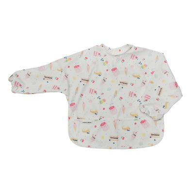 Long Sleeve Waterproof Bib - Sweet Treats by Loulou Lollipop