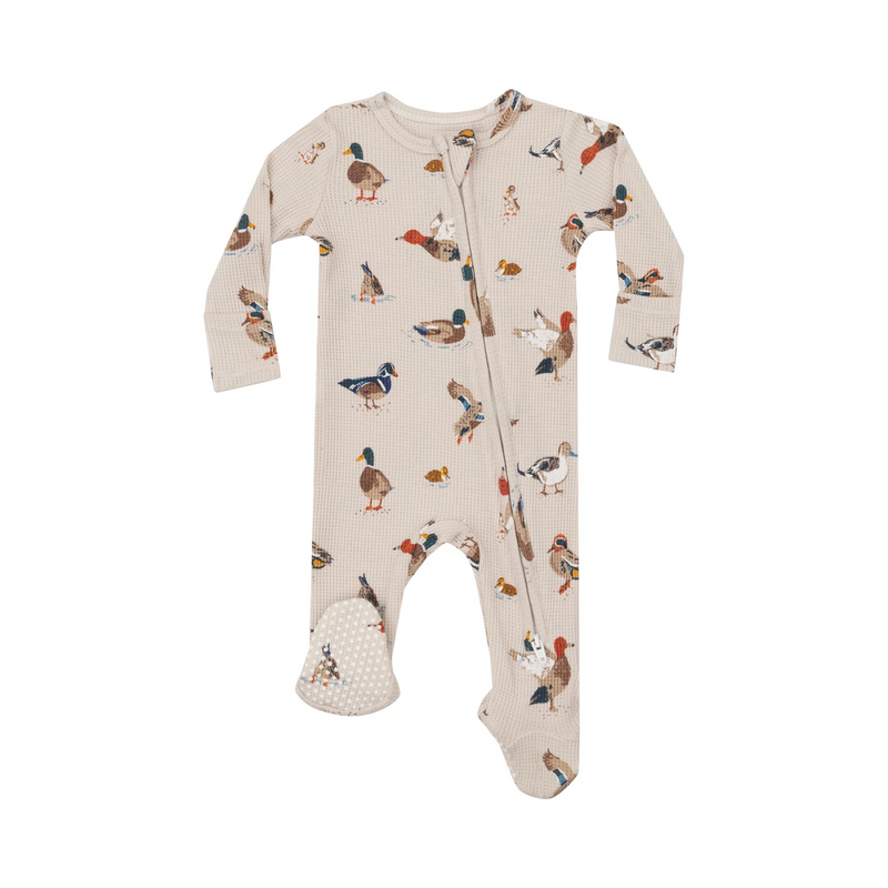 Bamboo 2 Way Zipper Footie - Ducks by Angel Dear