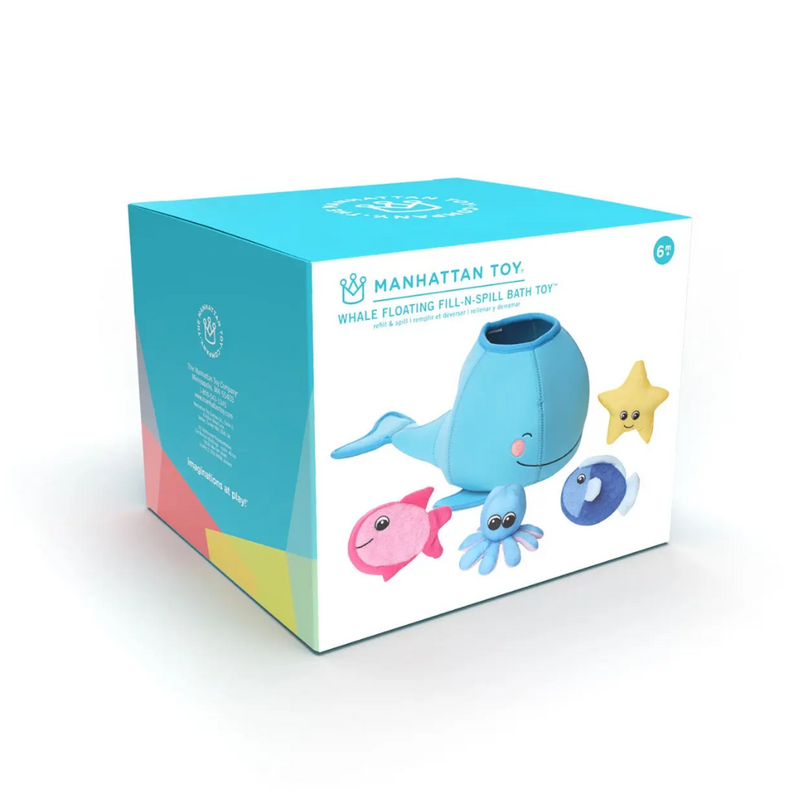 Whale Floating Fill N Spill Bath Toy by Manhattan Toy