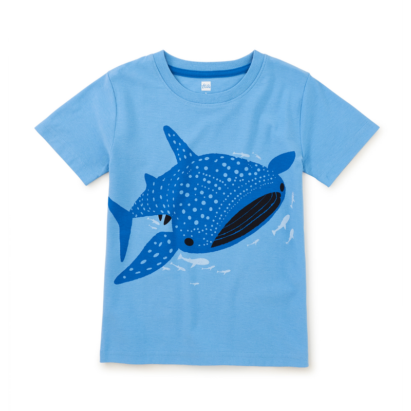 Tattle Whale Shark Tee - Blue Orchid by Tea Collection FINAL SALE