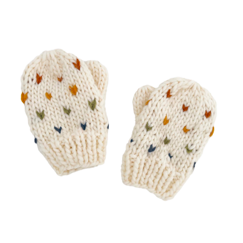 Sawyer Hand Knit Mittens - Retro by The Blueberry Hill