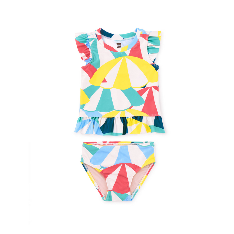 Short Sleeve Baby Swim Set - Beach Umbrellas by Tea Collection FINAL SALE