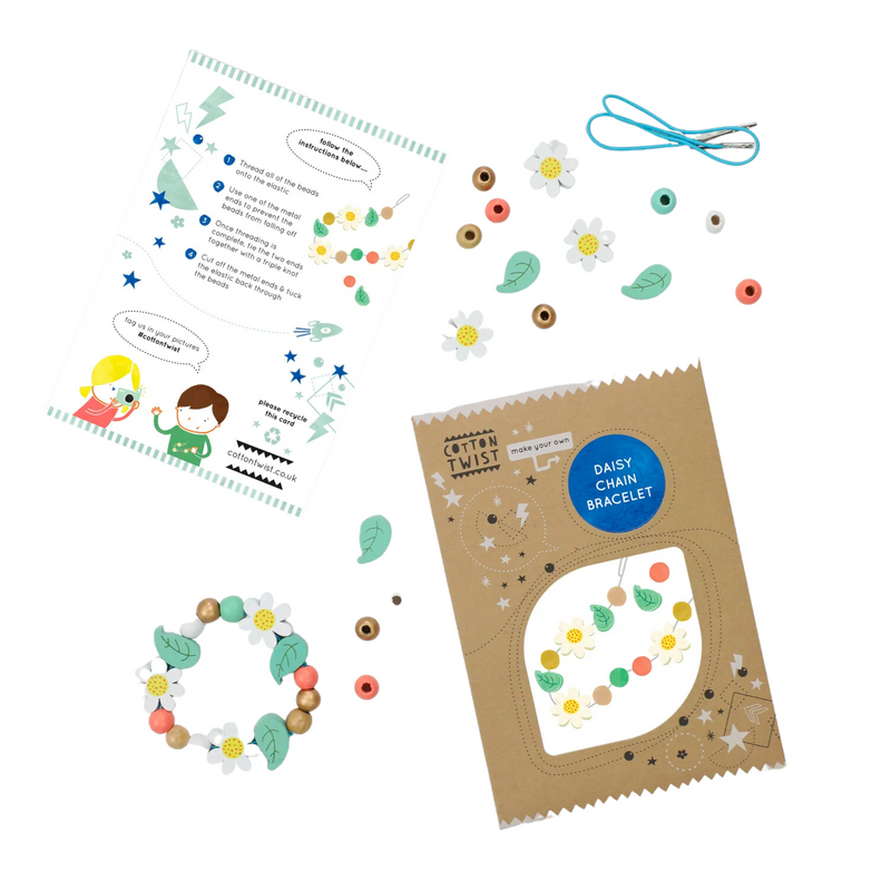 Make Your Own Daisy Chain Bracelet Kit by Cotton Twist