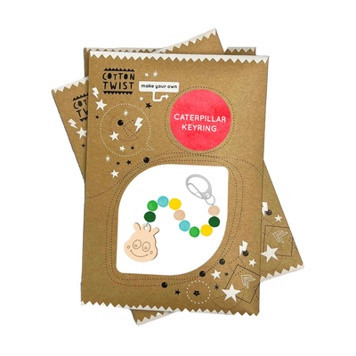 Make Your Own Caterpillar Keyring Kit by Cotton Twist