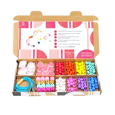 Unicorn and Heart Bracelet Making Kit by Cotton Twist