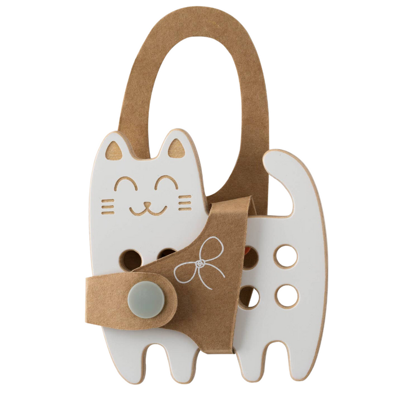 The Kitten - Small Wooden Lacing Toy by Milin