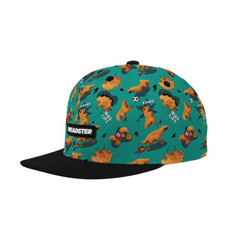 Nug Life Snapback - Turquoise/Aqua by Headster Kids