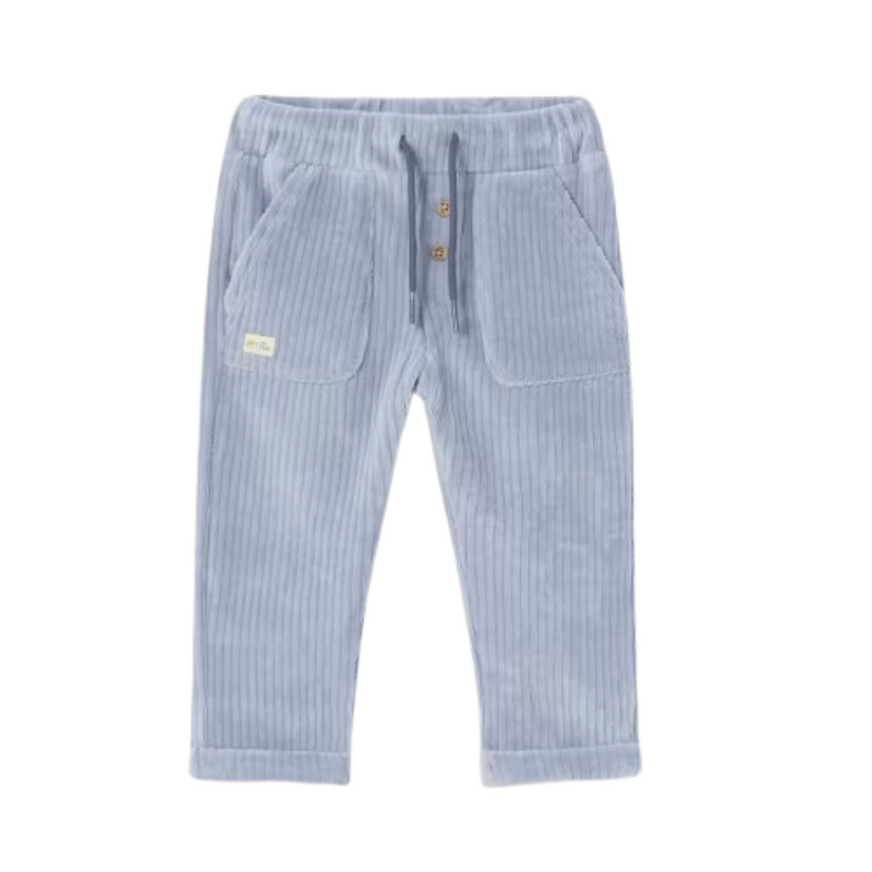 Baby Corduroy Joggers - Glacier by Mayoral