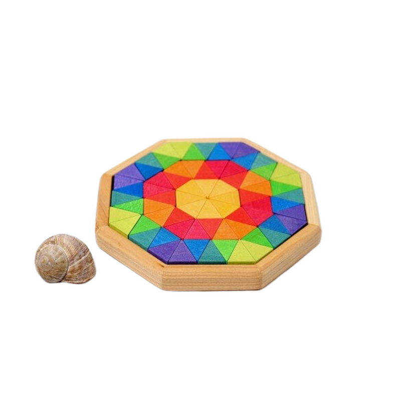 Small Octagon Wooden Building Toy by Grimm&