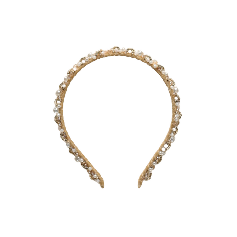 Pearl Headband - Ivory by Noralee