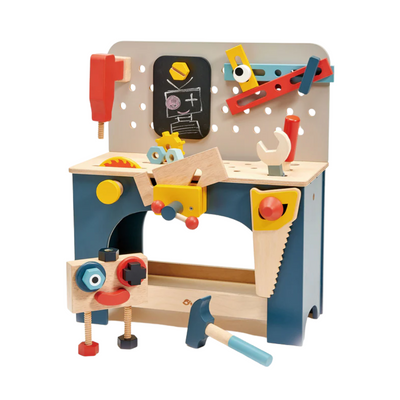 Wooden Table Top Tool Bench by Tender Leaf Toys