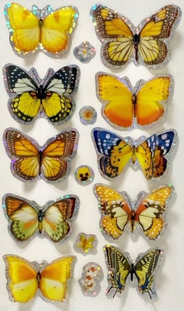 3D Butterfly Stickers by Insect Lore