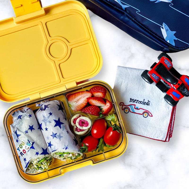 Yumbox Panino Leakproof Bento Box - 4 Compartment - Yoyo Yellow