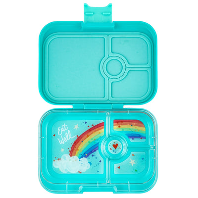 Yumbox Leakproof Sandwich Friendly Bento Box - 4 Compartment - Misty Aqua by YumBox