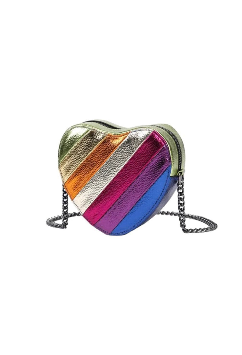 Rainbow Heart Purse by Lola + The Boys