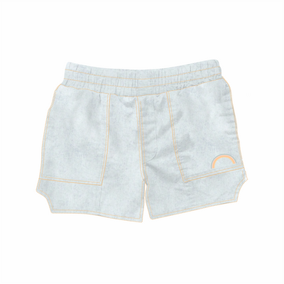 Aloha Donna Shorts - Stonewash Denim by Tiny Whales