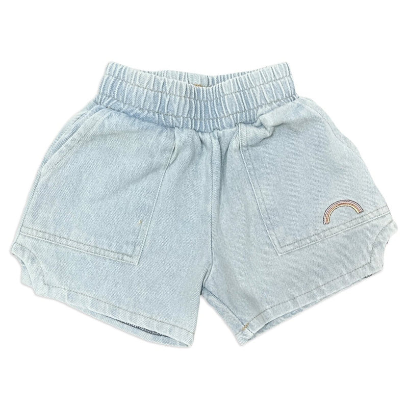 Aloha Donna Shorts - Stonewash Denim by Tiny Whales