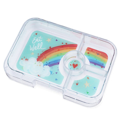 Yumbox Leakproof Sandwich Friendly Bento Box - 4 Compartment - Misty Aqua by YumBox