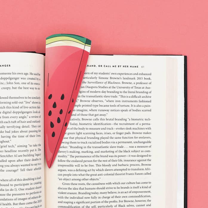 Watermelon Slice Bookmark (It&