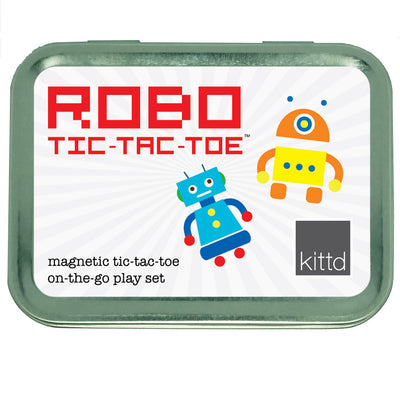 Robo Tic-Tac-Toe On-The-Go Kids Travel Game Play Set by kittd