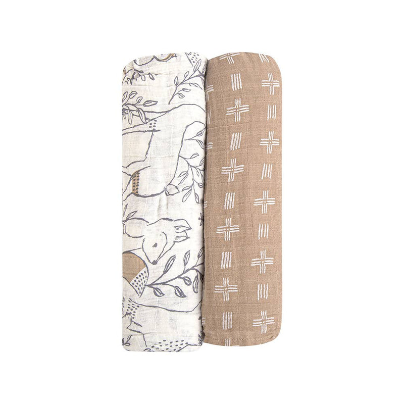 2-Pc. Swaddle Wraps - Ezra by Crane Baby