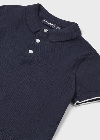 Baby Polo Shirt - Navy by Mayoral FINAL SALE