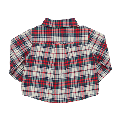 Boys Jack Shirt - Holly Tartan by Pink Chicken FINAL SALE