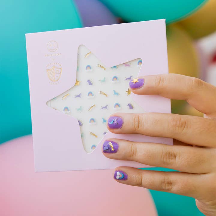 Unicorn & Rainbows Nail Stickers by Daydream Society