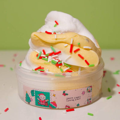 Santa Claus' Cookies and Milk Slime by Sonria Slime