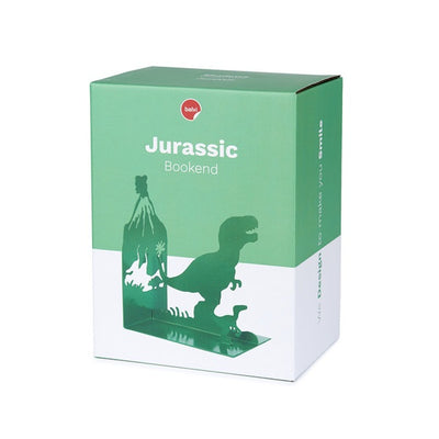 Single Metal Bookend - Green Jurassic by Balvi